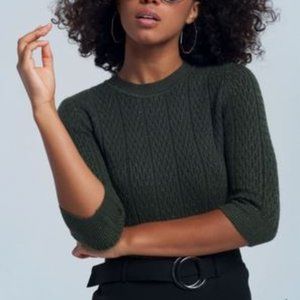 Olive Green Knit Sweater